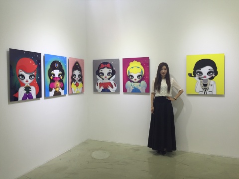 瑪麗.金在2014年創(chuàng)作的《名人秀》系列作品前

