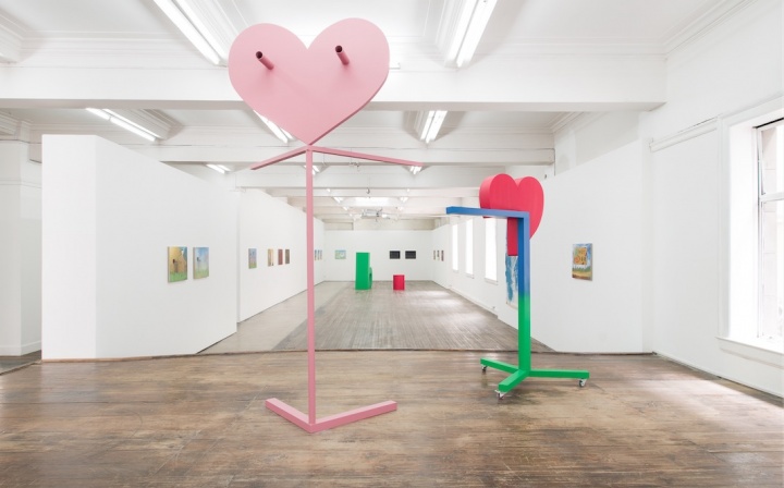 2014年5月，廖國核個(gè)展“馬上有良心”現(xiàn)場
