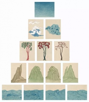 黃威 《山山水水-西藏（之一）》 30cm×23cm×14 紙本設(shè)色  2012
