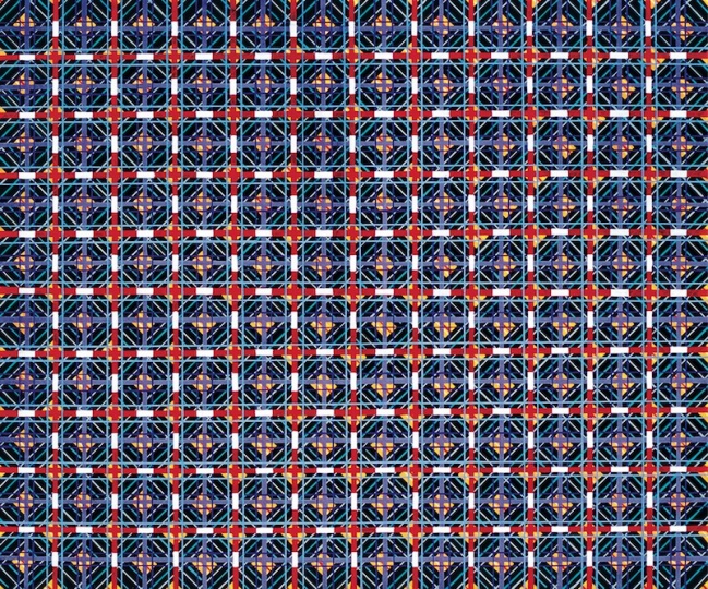 《十示89-7》100×120 cm 布面丙烯 1989
