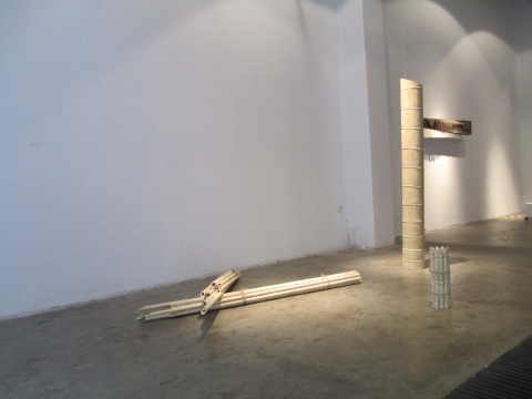 錢亮作品《物非物系列之竹》
