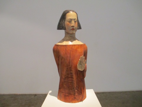李展作品《不說再見》
