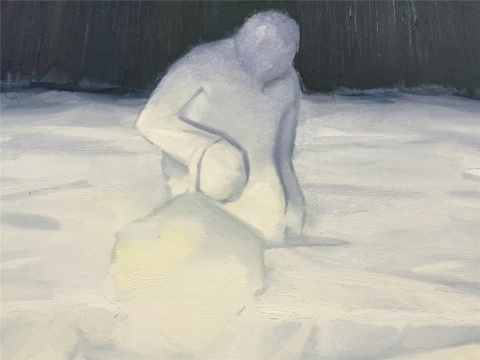 2015年作品《船長》局部
