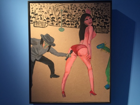 《表姐幫我》 630×503cm 油畫 2014

