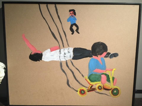 《爸爸永遠是爸爸》 630×503cm 2014
