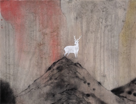 《白圣誕》 70×93cm 紙本設(shè)色 2015
