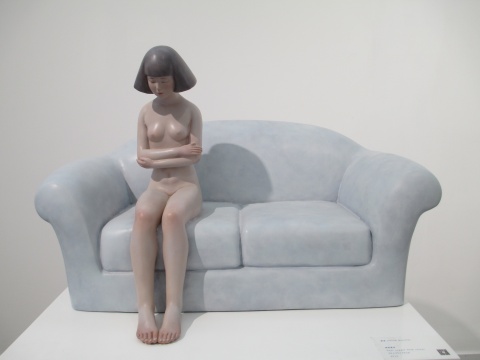 張愛娜作品《靜思》
