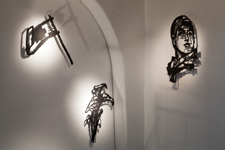 威廉·肯特里奇?zhèn)€展“樣板札記”現(xiàn)場
