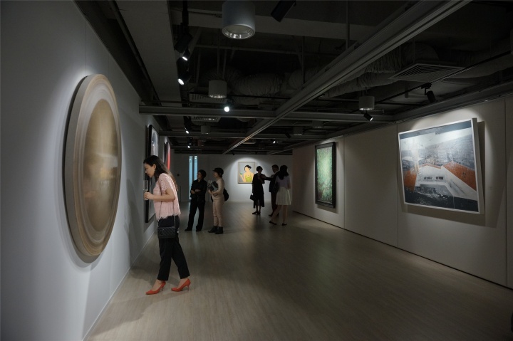 “目光所及·后金融危機時代的中國新繪畫”香港站展覽現(xiàn)場
