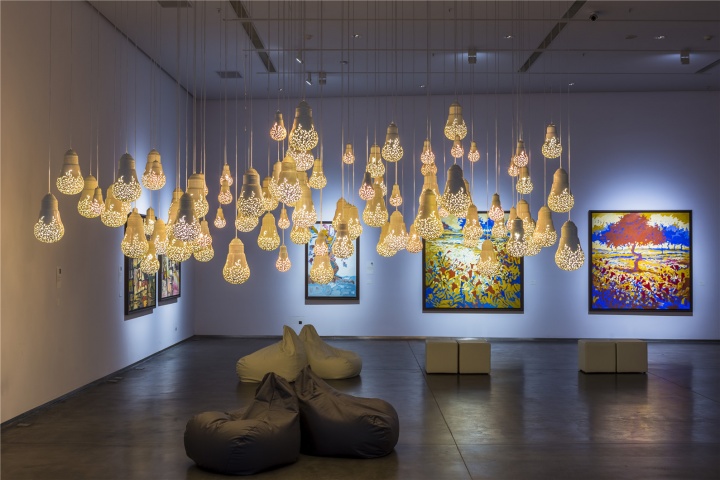 “非常約旦——約旦當代藝術展”展廳
