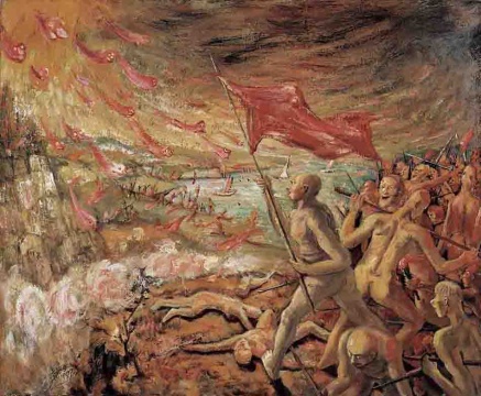 《狂想曲》 60×50cm 布面油畫 1997