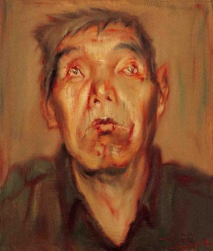 《老古》 35.5×30cm 布面油畫 2001
