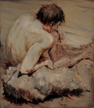 《神話》 150×130cm 布面油畫 2001