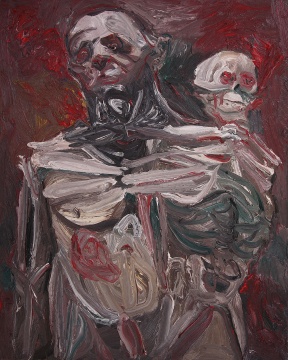 《靈與肉》 100×80cm 布面油畫 2009