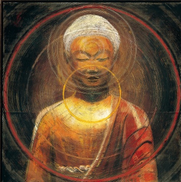 《輻射之三十二》 200×200cm 布面油畫 2007