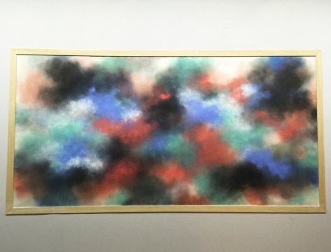 徐紅明    《無題》   123×246cm  水彩水墨宣紙  2015 

