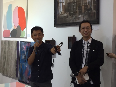 展覽開(kāi)幕房方及尤洋致辭
