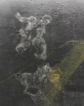 栗子《普羅米修斯》200cm×150cm 布面綜合材料 2015
