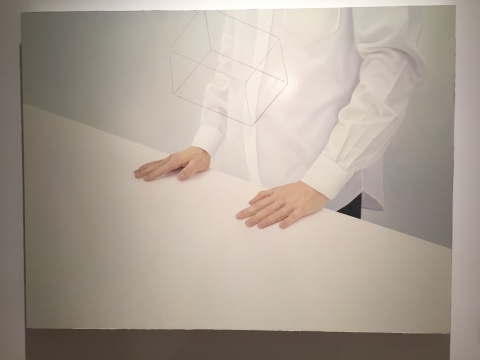 梁浩 《四分之三偏高一毫米》 90×120cm 2014
