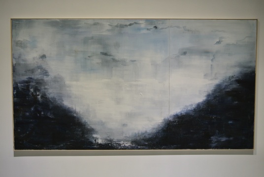 朱賢巍《寒山道》150×280cm 布面丙烯 2015
