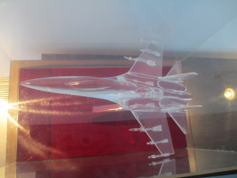 現(xiàn)場(chǎng)展示的工藝模型
