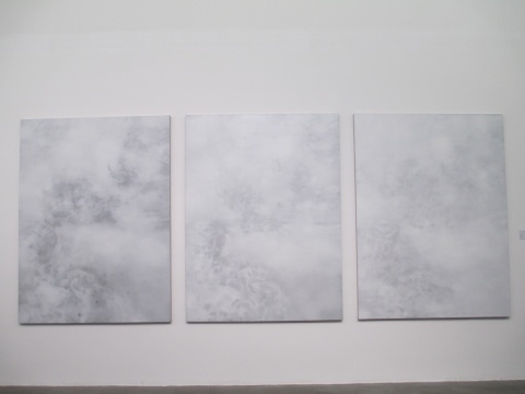 葉劍青 《月影1-3》200×150cm×3 布面油畫 2015  