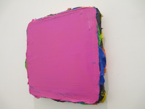 《無題》  35x35cm  布面油畫（4）2013-2015