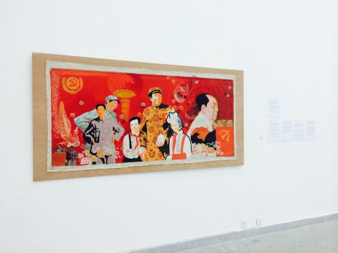 余友涵作品現(xiàn)場