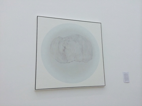 朱昱《茶漬 No.31》180×180cm 布面油畫 2015
