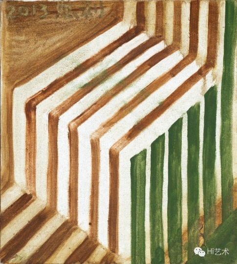 張恩利  《局部》 42 x 37.5 cm  布面油彩  2013
