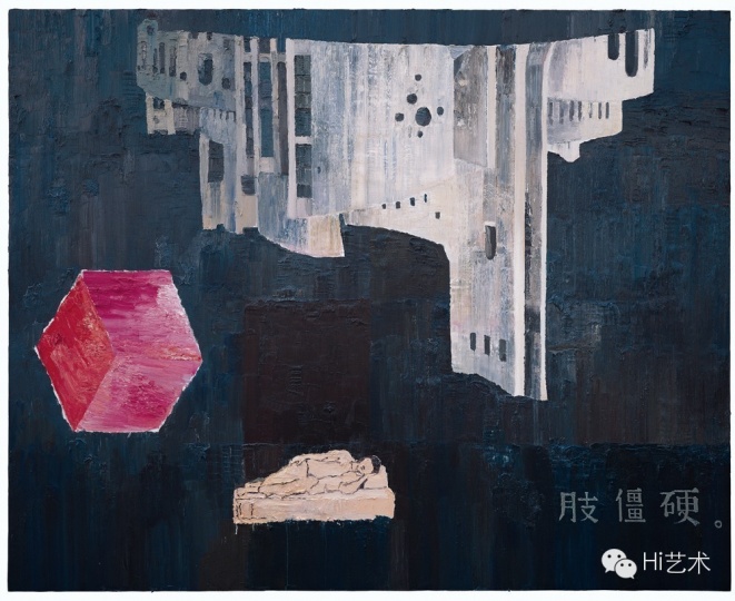 仇曉飛 《肢僵硬》 280 x 360cm  布畫油彩   2009
