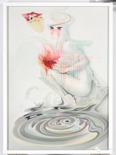 宋琨  《自畫像No. 2》160 x 110cm 布面油彩 綜合媒材  2014
