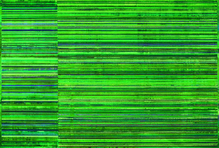 曲豐國(guó)  《四季 - 小滿》135 x 200cm  布面油彩  2013
