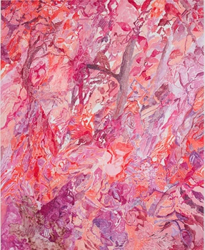 栗原一成 《AZUMINO》 162×130.3cm 布面油畫 2015
