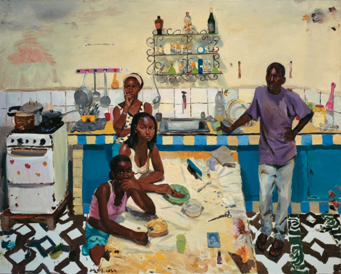 《阿曼多的家人》200x250cm 布面油畫 2009
