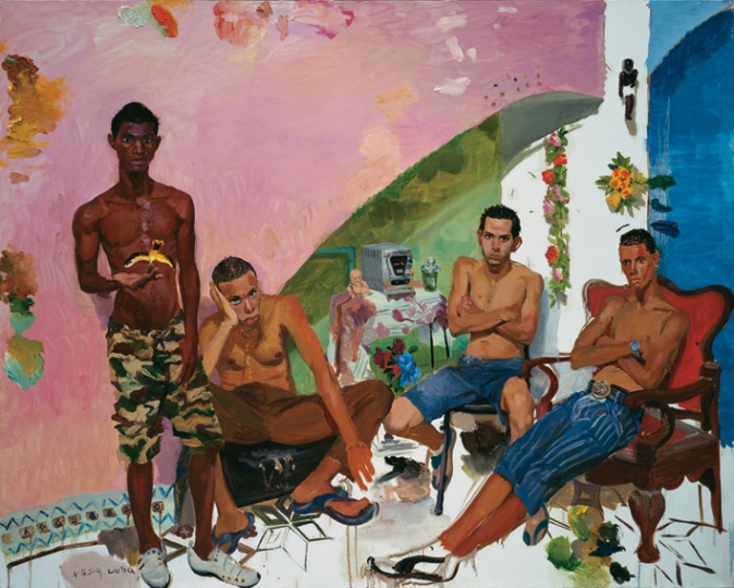 《阿曼多和他的朋友》 200x250cm 布面油畫 2009
