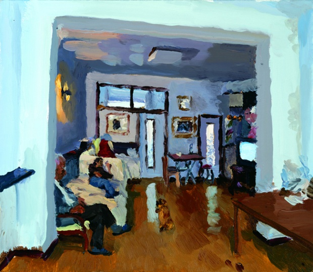 《家》33x38cm 布面油畫 2010

