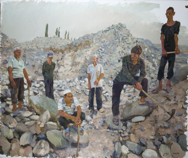 《東》300x250cm 布面油畫 2012
