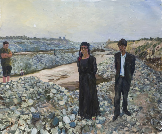 《西》300x250cm 布面油畫 2012
