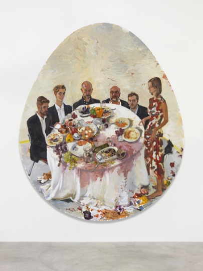 《這些天，很高興》300x250cm 布面油畫 2012
