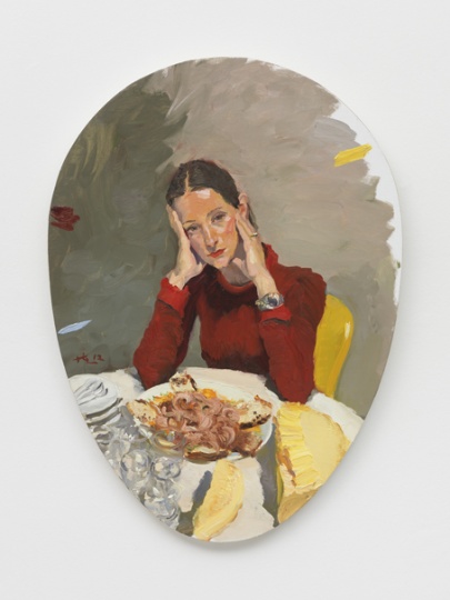 《戰(zhàn)神》 110.5x80cm 布面油畫 2012
