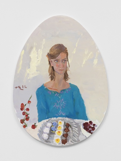 《小火苗》110.5x80cm 布面油畫 2012
