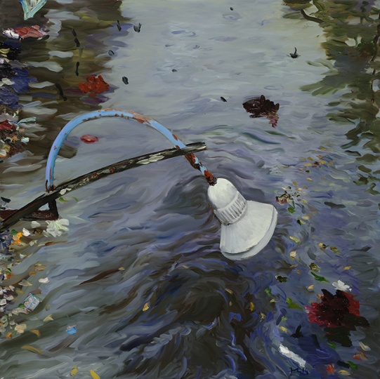 《記憶樹之三》200x200cm 布面油畫 2014
