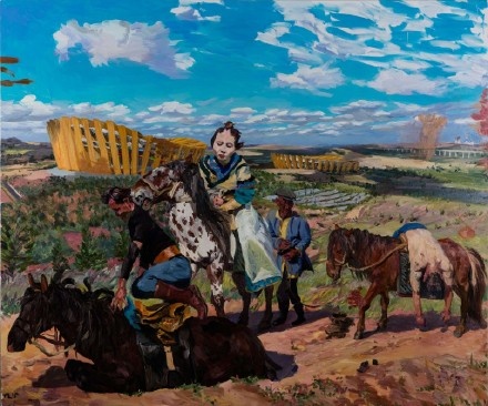 《空城記01》250x300cm 布面油畫 2015
