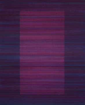 崔云峰《光線 No.紫氣》100×120cm 紙本丙稀 2014
