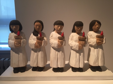 任俊華 《五童女》 63×20×33cm 2014
