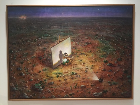 石磊 《無言》 108×144cm 布面丙烯 2014-2015
