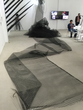 李颯  《disembedding （連根拔除）》現(xiàn)場