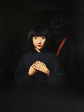 《大民國(guó)——素雛之言》130×170cm 布面油畫(huà) 2013
