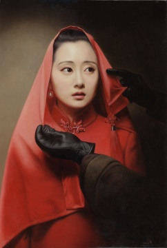 《大民國(guó)——紅妝》150×100cm 布面油畫(huà) 2015
